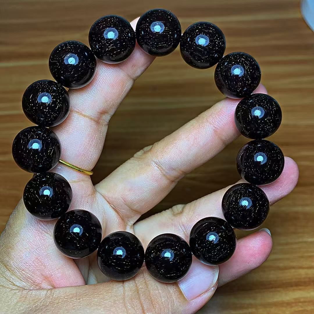 印度小叶紫檀 精工木艺 1.5*15颗 一物一拍