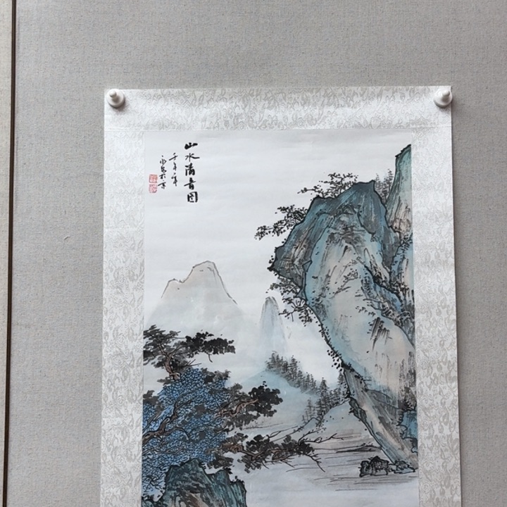 国画书画艺术作品多次参加国际大展