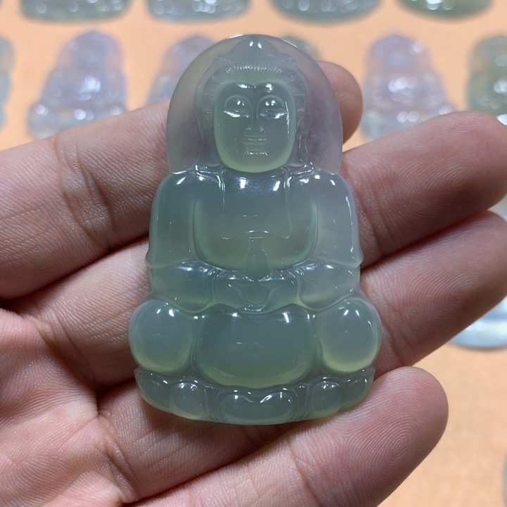 翡翠未镶嵌吊坠(不含链)翡翠吊坠