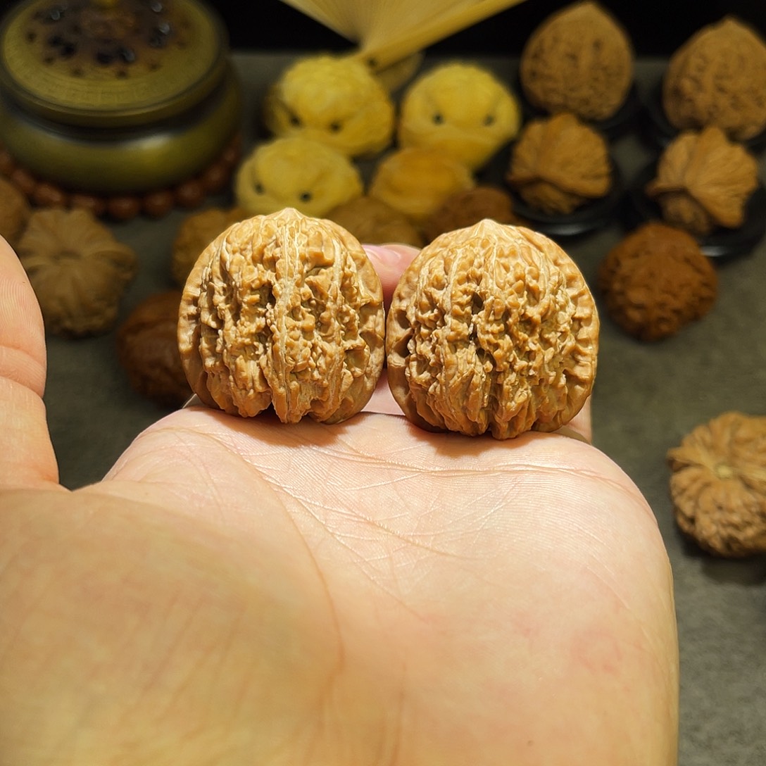 文玩核桃把件李*137狮子头