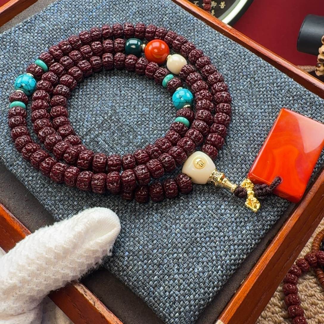 叁***乙吊坠金刚菩提黑金