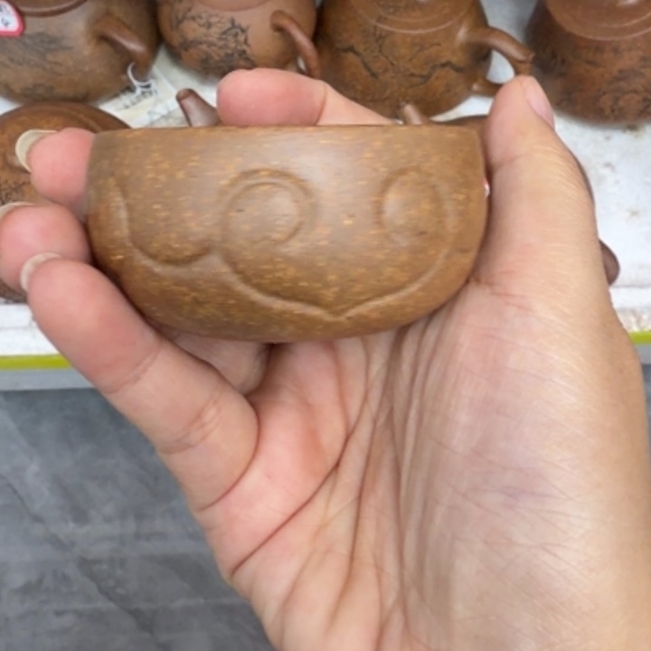 紫砂茶壶宜兴原矿龙骨金砂