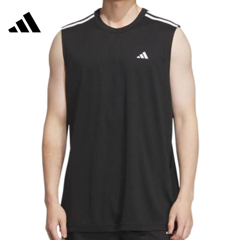 adidas阿迪达斯男女运动休闲无袖T恤KE5906