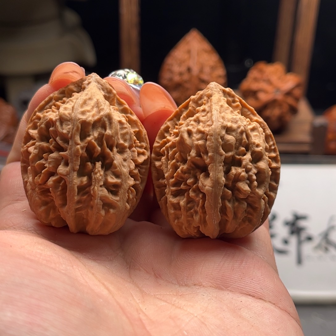 文玩核桃把件关东木子家楸大胖133