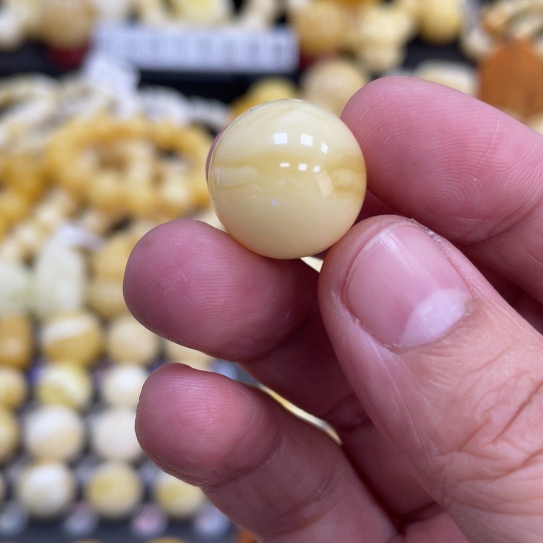 琥珀珠宝奇石未镶嵌16.4mm