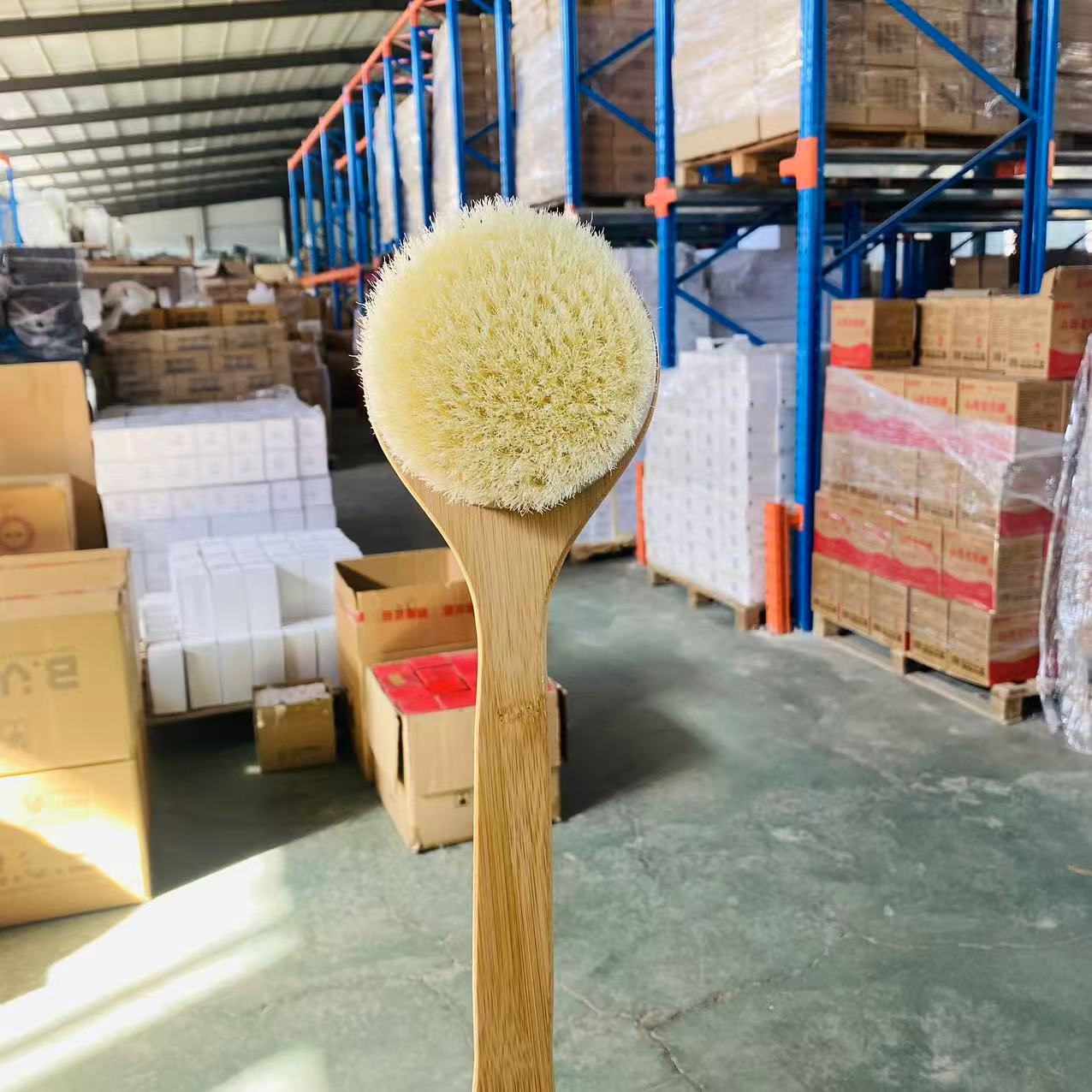 竹柄双面洗澡刷搓背刷按摩刷40cm