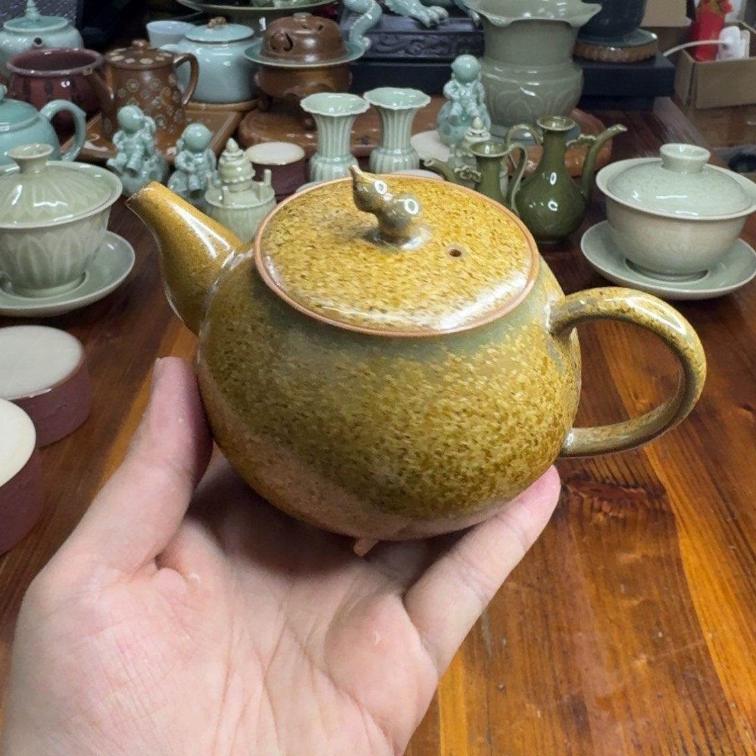 朵***儿小仲青瓷茶器微瑕6650