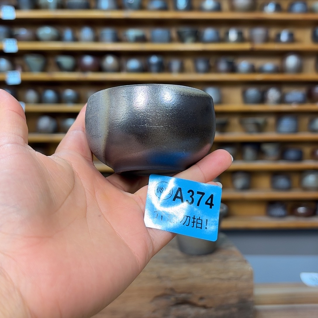 坭兴陶柴烧全手工原矿泥料杯