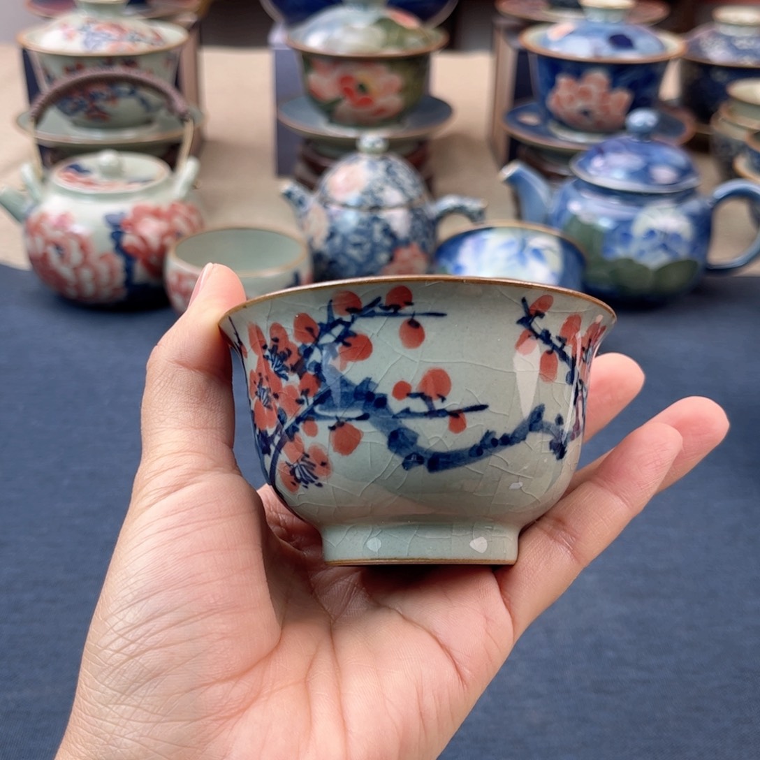 杯景德镇手绘手工茶具