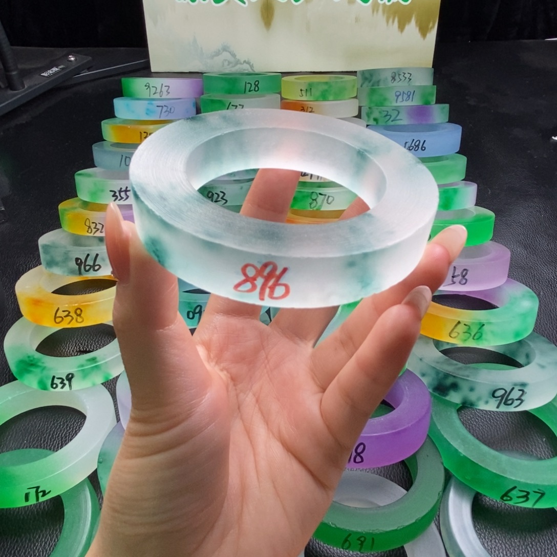 电***装玉独龙翠百搭手镯