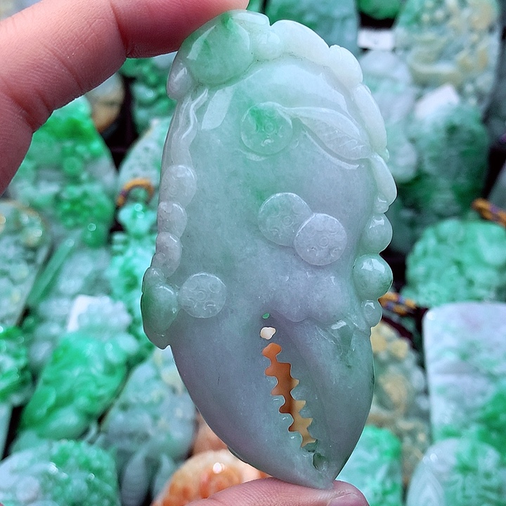 翡翠吊坠(不含链)未镶嵌