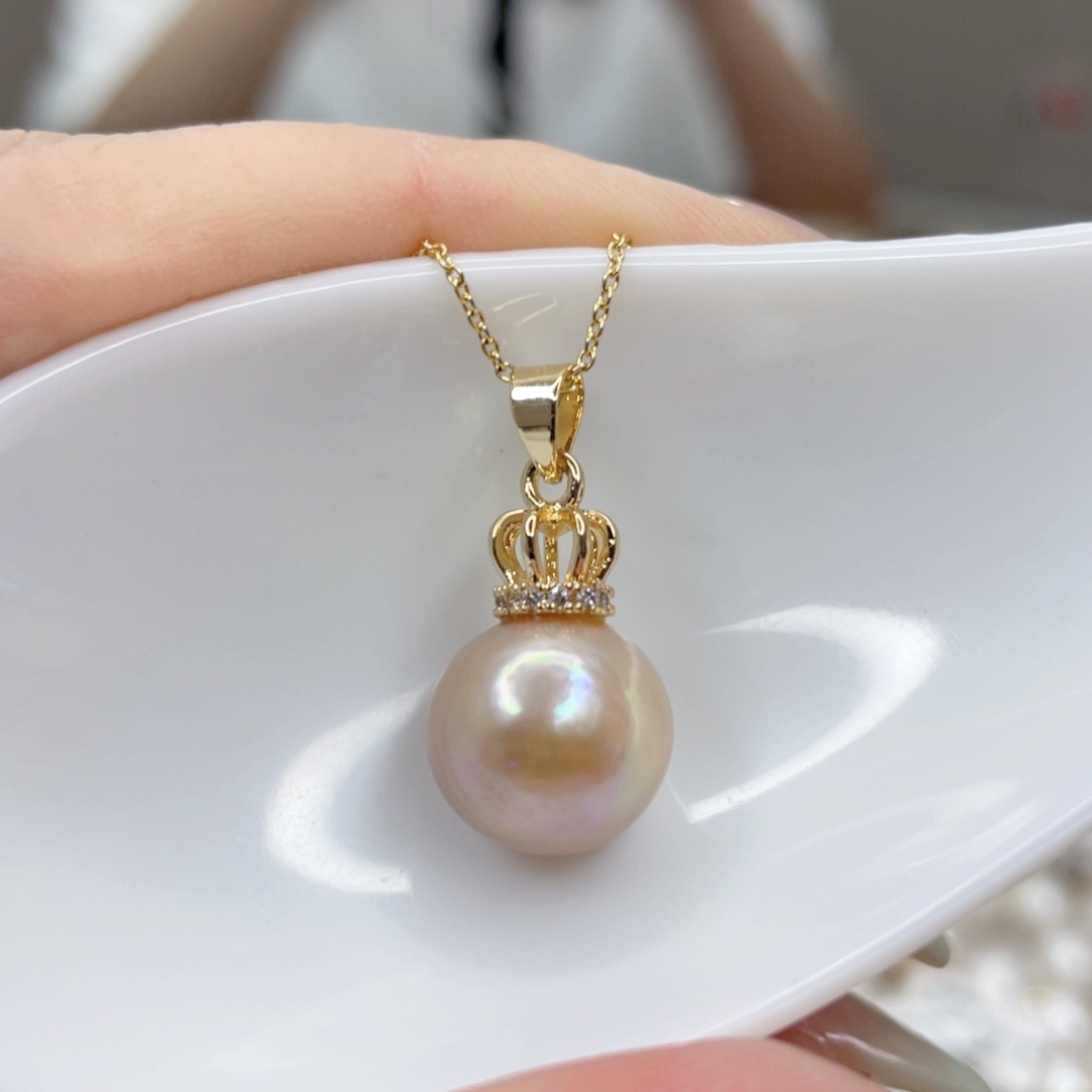 淡水珍珠未镶嵌吊坠(赠链)