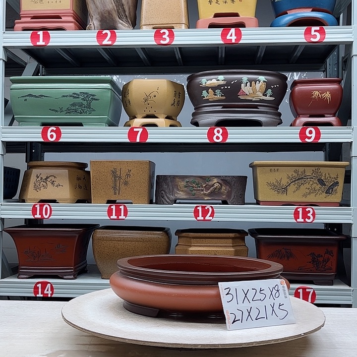 紫砂花盆紫砂花盆