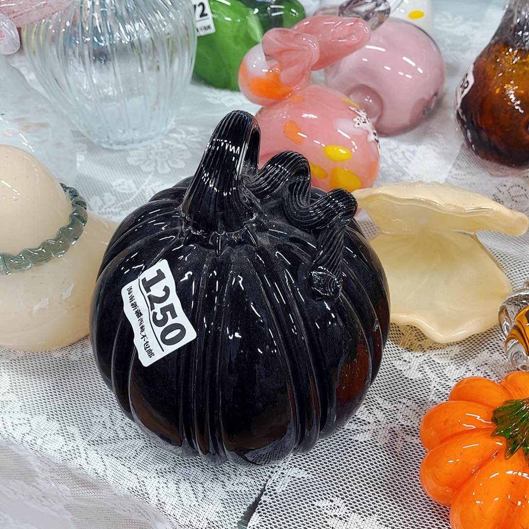 1250南瓜 家悦琉璃工艺品不完美