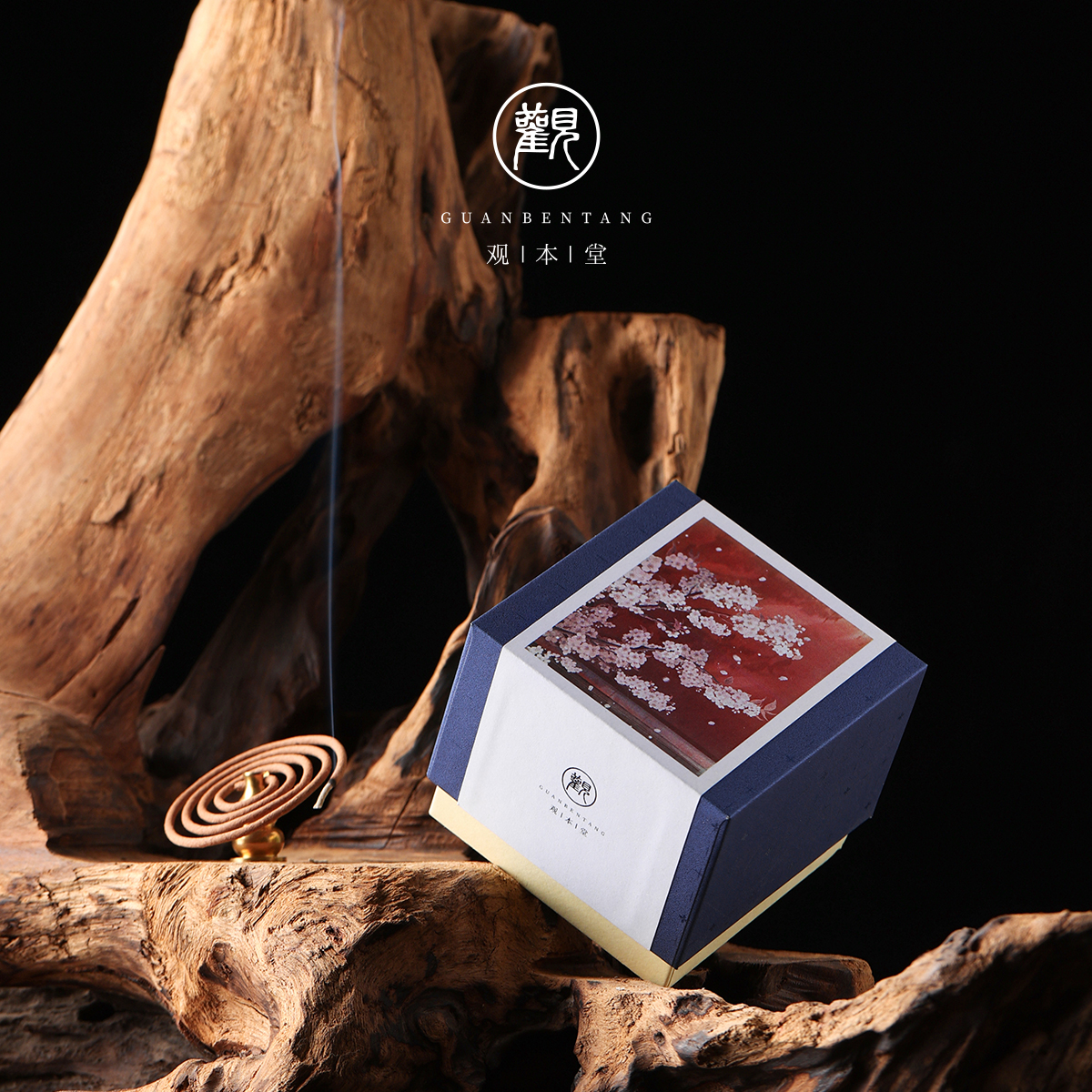 栖凤居踏雪寻梅香盘香线香喝茶茶道檀香中式持久香薰茶道