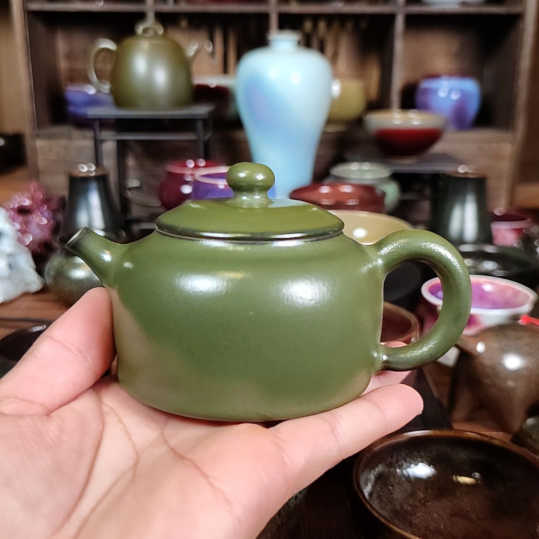 其他砂****地钧窑瓷器钧窑瓷器壶