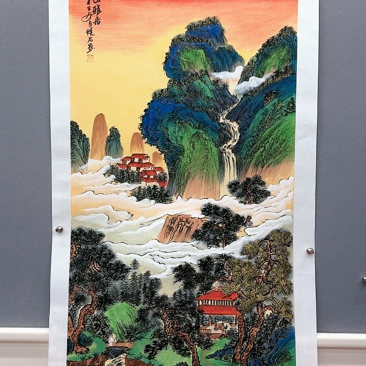 国画书法作品多次参加