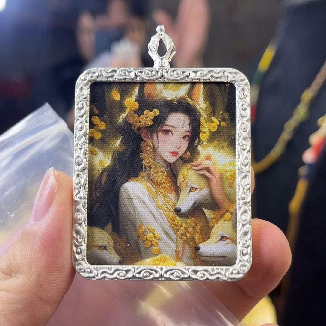 半手绘福利唐卡（送黑绳）