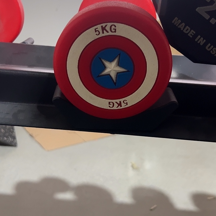 全新美队纯钢哑铃5公斤一对