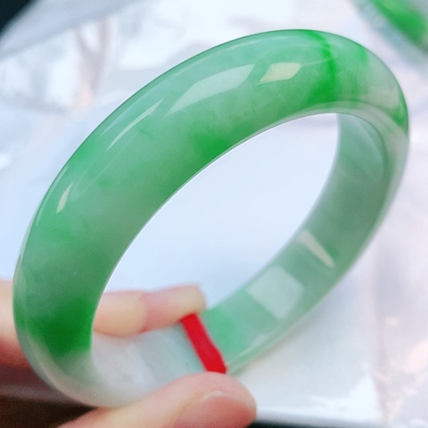 未镶嵌手镯翡翠55圈口882589