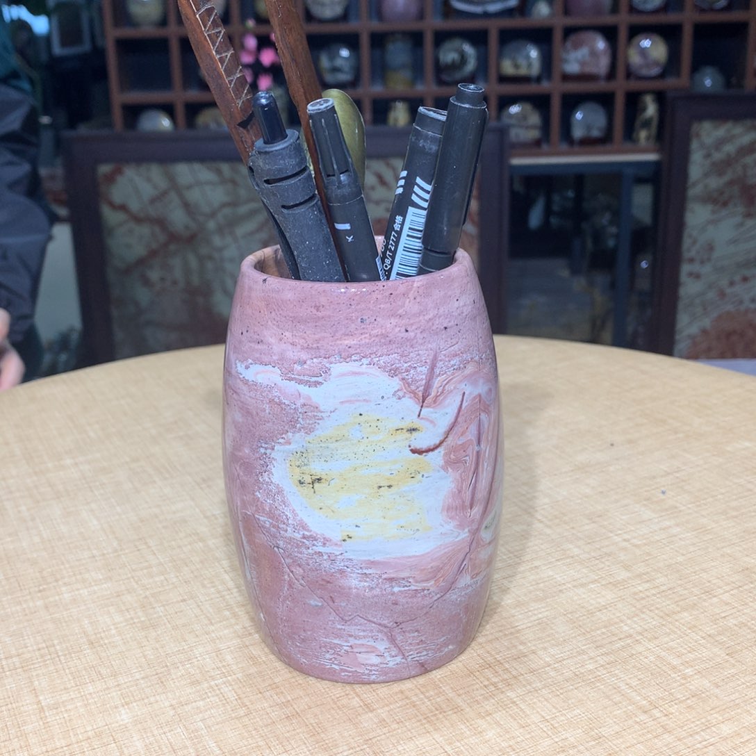 紫砂，广西国画石摆件，收藏观赏