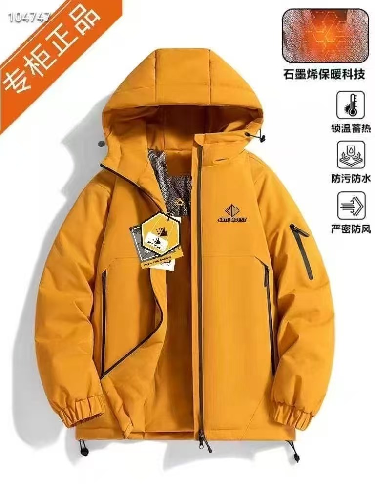 耐磨防水棉服双面防水加绒棉袄蓄热时尚棉衣户外锁温678