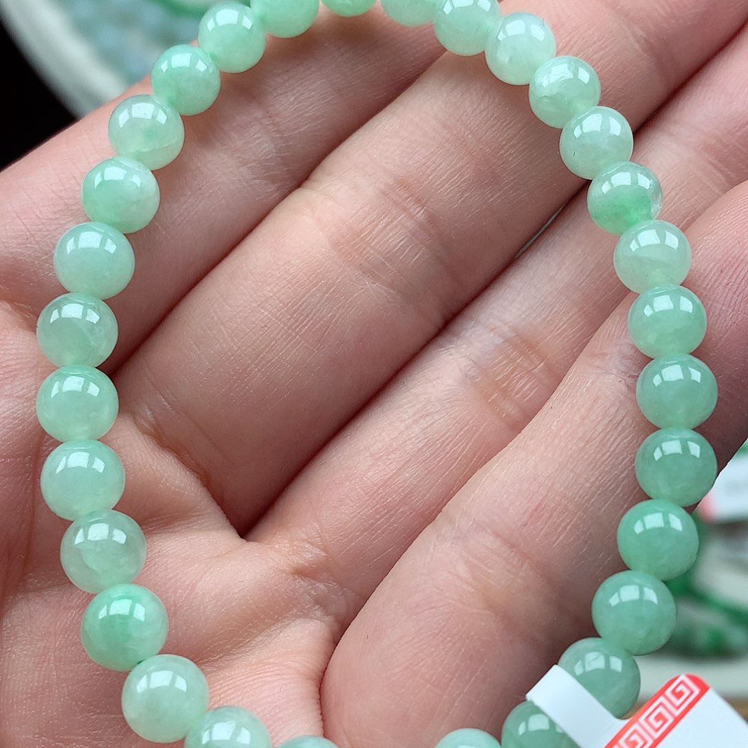 翡翠未镶嵌毛衣链翡翠