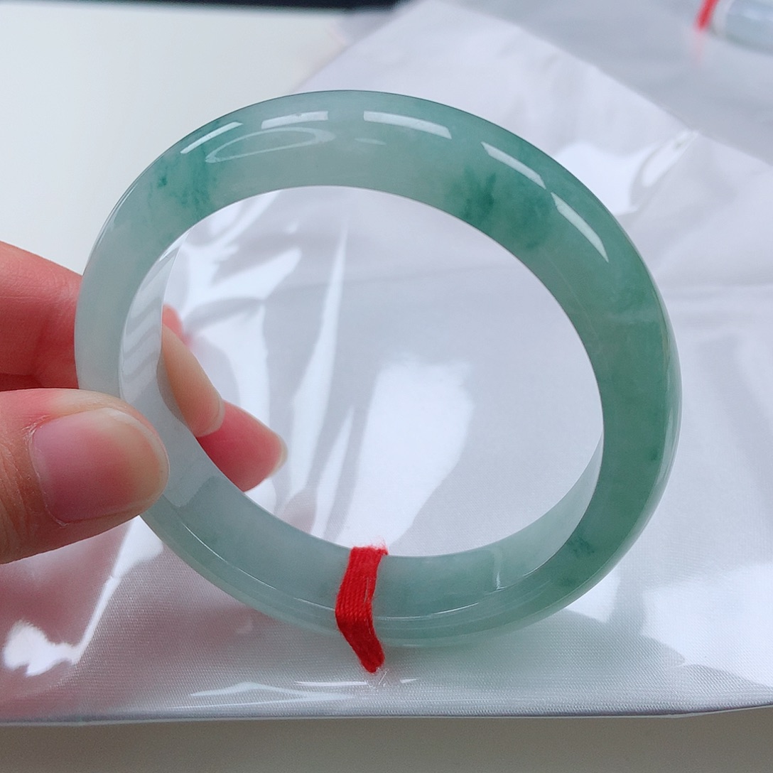 翡翠手镯未镶嵌54正圈