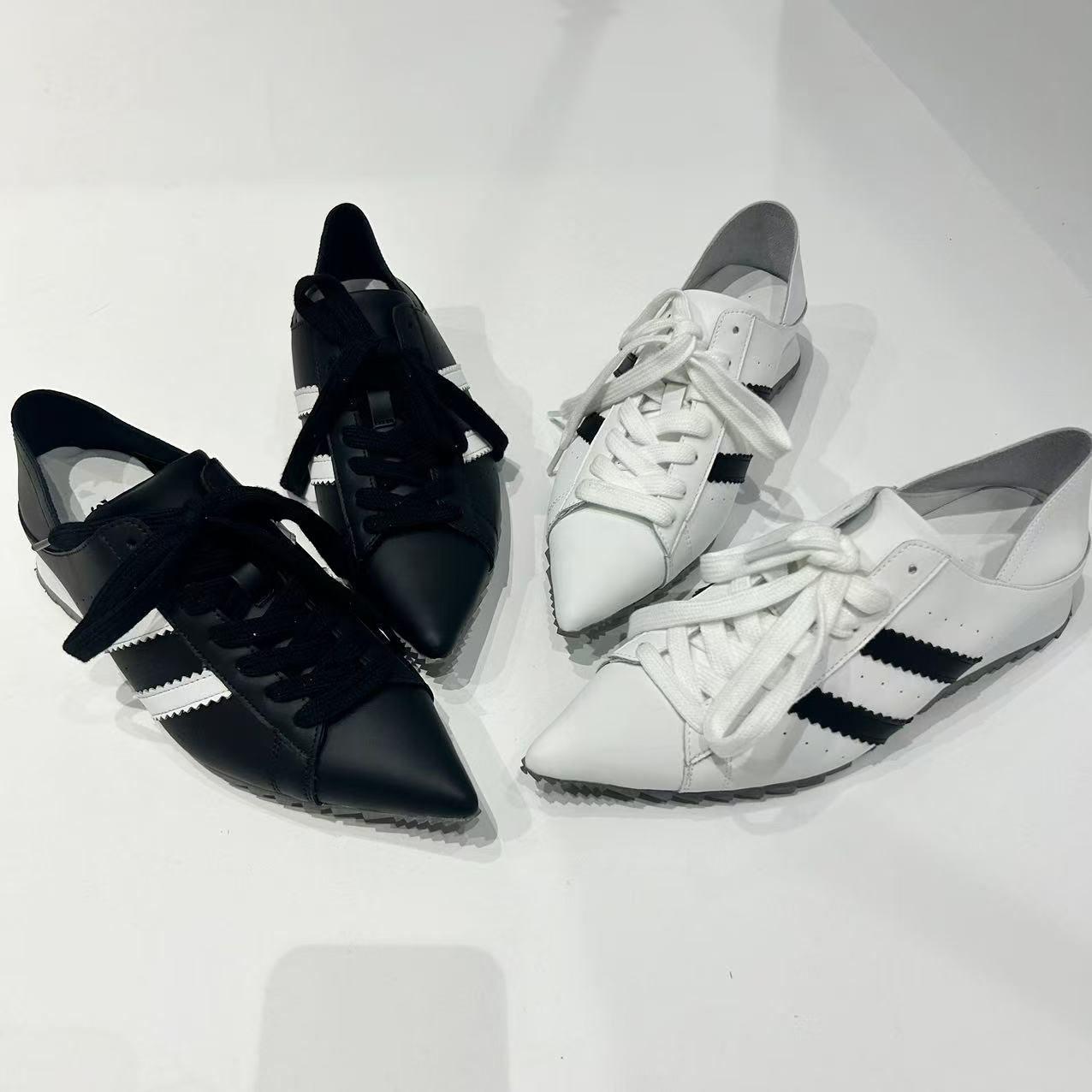 7S-23#（定制福利款NO退换）条纹尖头鞋