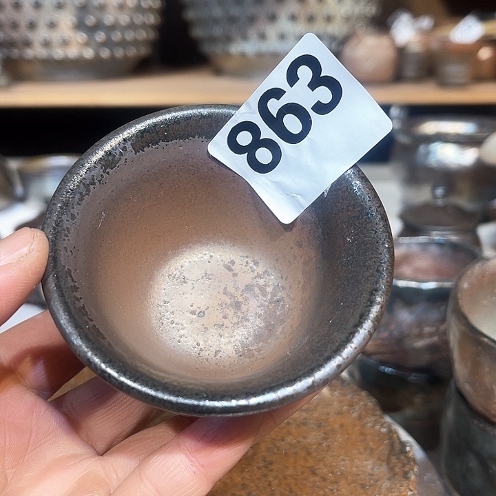 杯高温柴烧陶泥主人杯