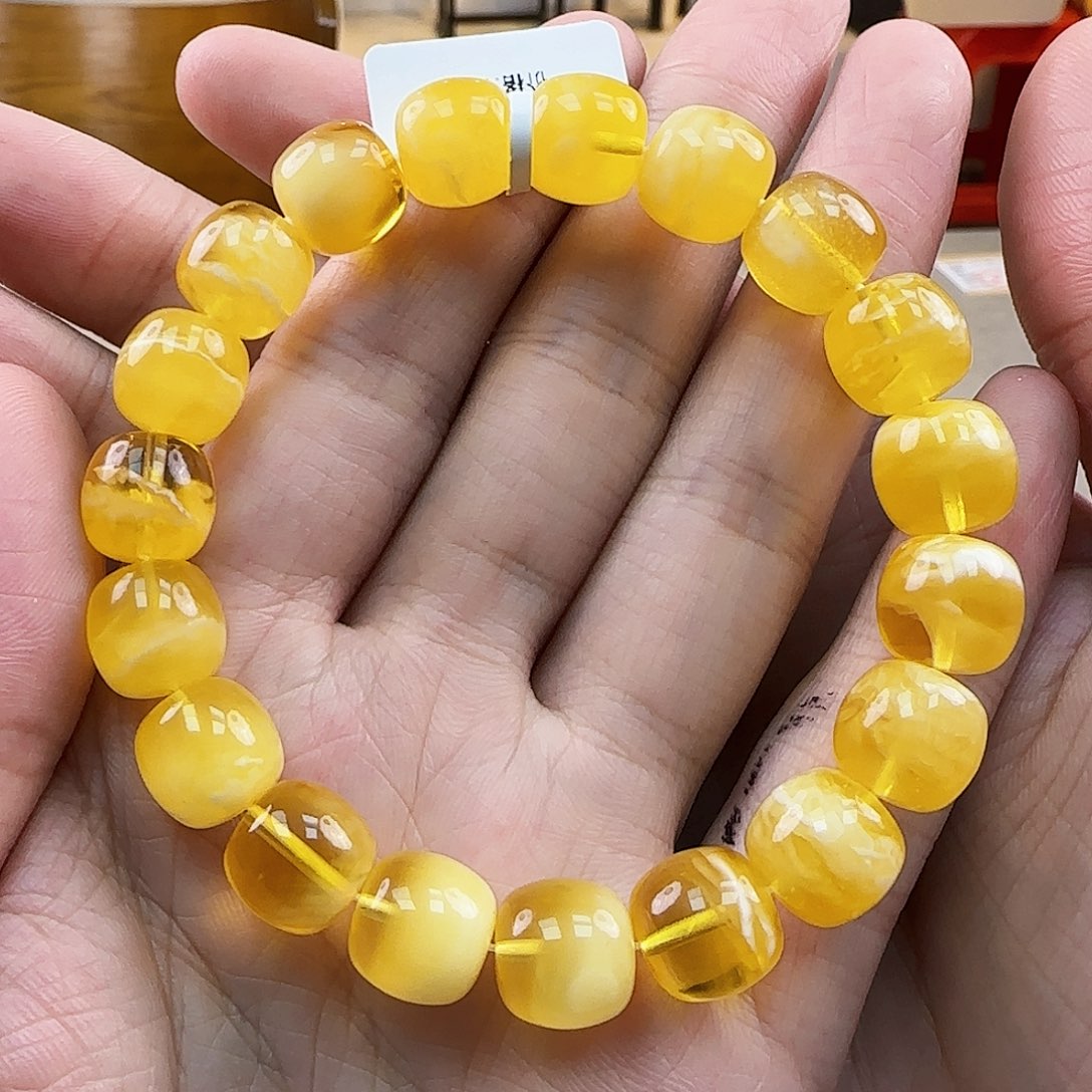 琥珀裸石未镶嵌蜜蜡