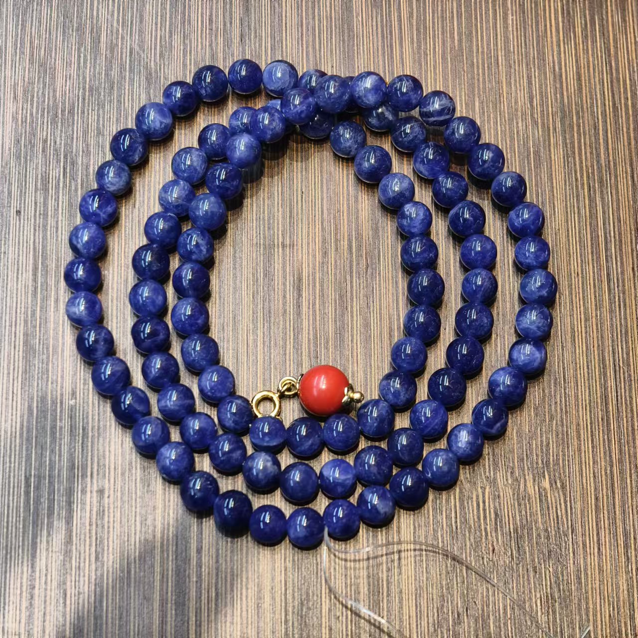   SJL蓝圆珠多圈手链【多样性发货】24-033