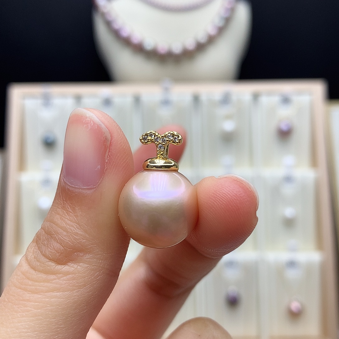 颈饰淡水珍珠合金