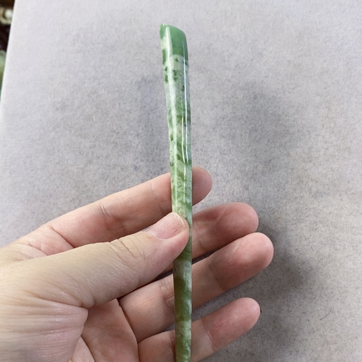 岫玉发饰头饰未镶嵌