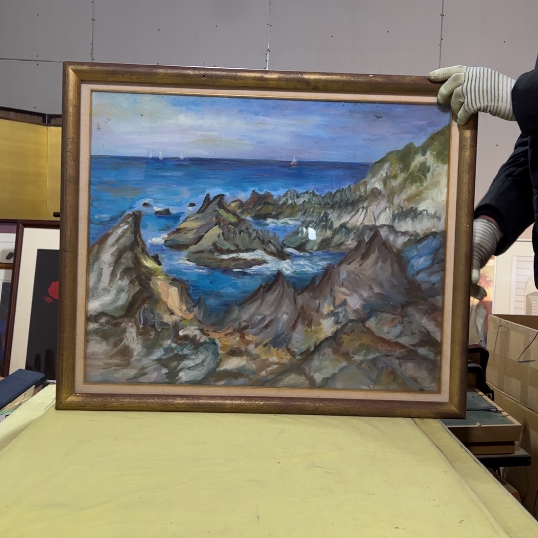 绘画宝*屏风框画茶空间设计