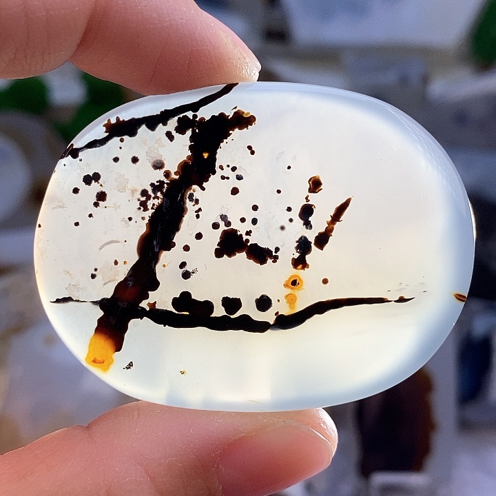 玛瑙/玉髓颈饰足银镀金镶嵌