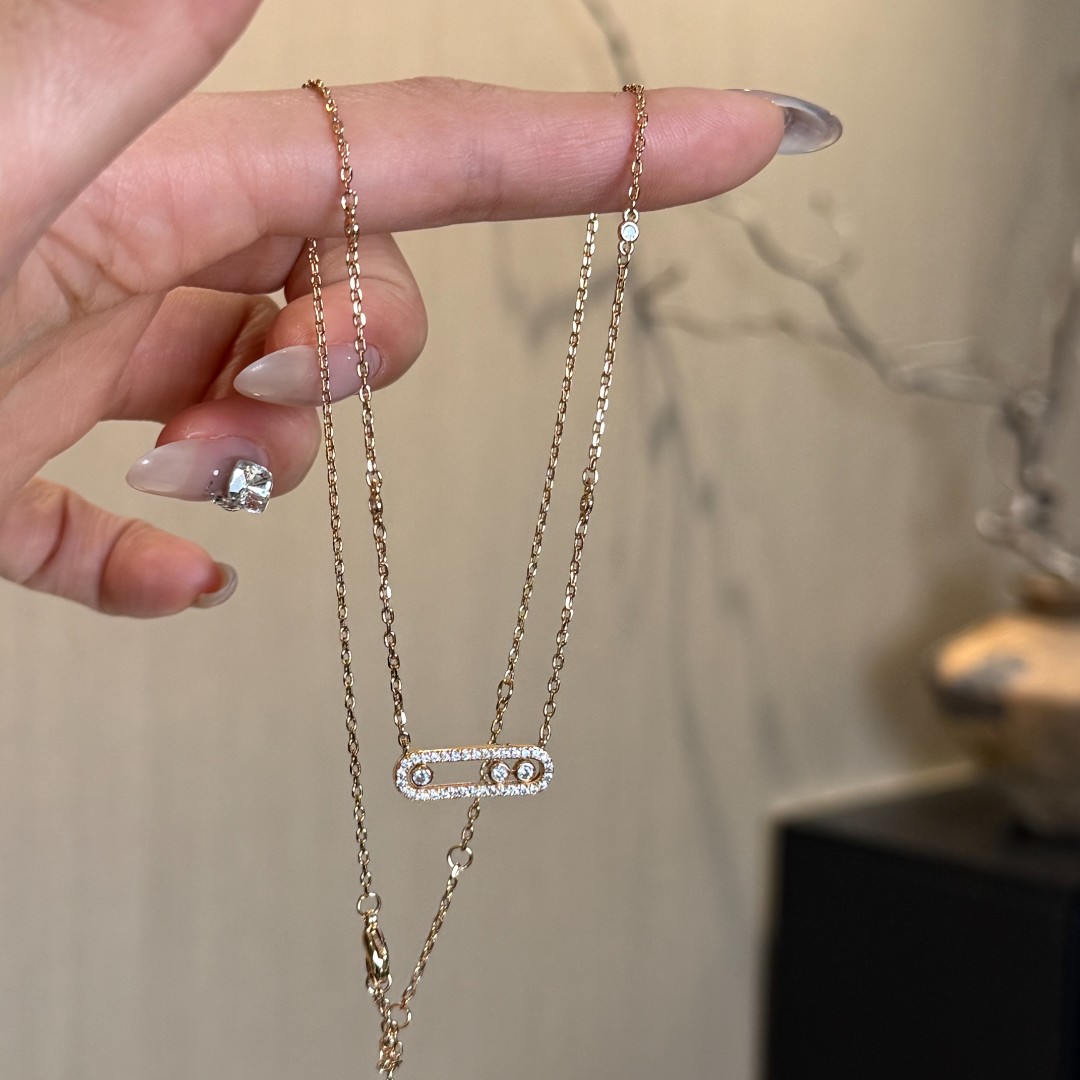 铜合金项链 时尚轻奢高级【baby move项链】D023/D110