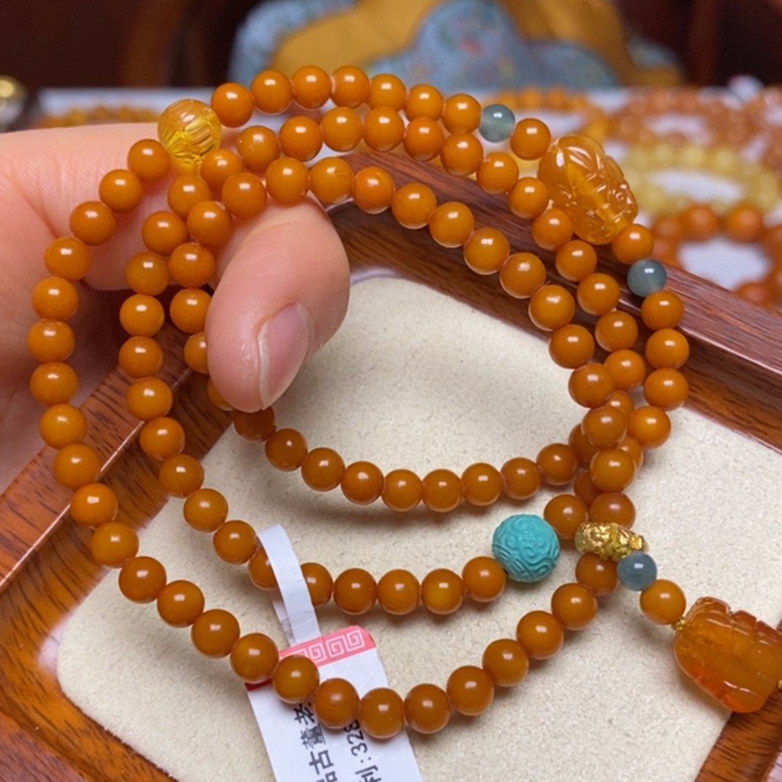 【闪购商品】蜜蜡手链未镶嵌手串