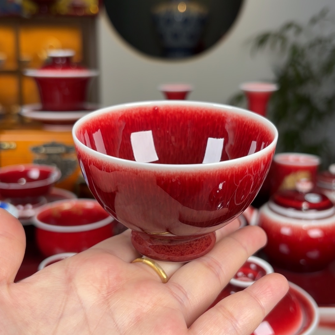 杯子景德镇高温原矿釉