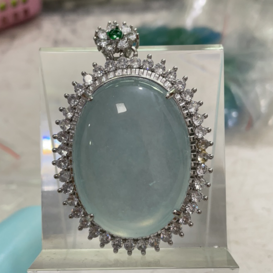 103  满天星冰蓝吊坠