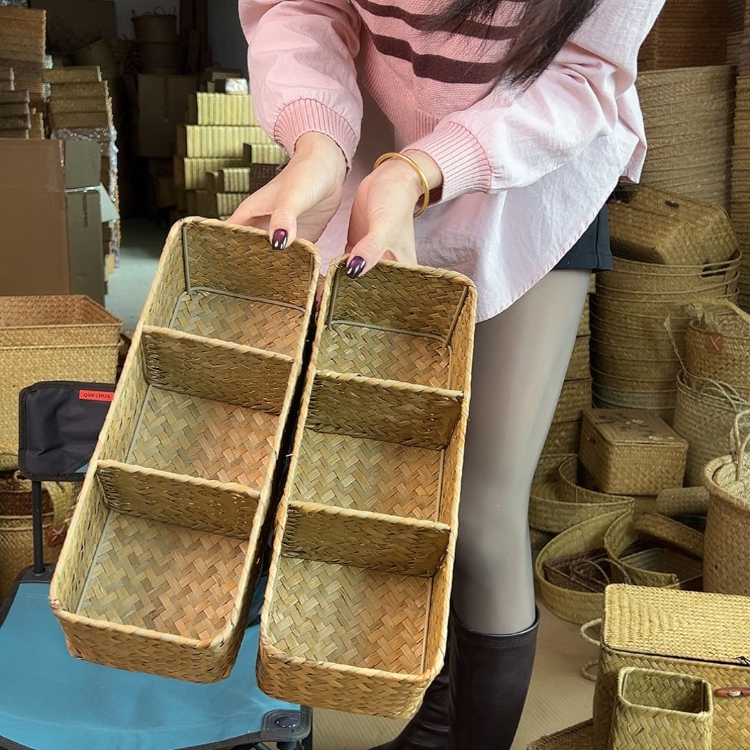 草编草编包/草编收纳盒微瑕疵