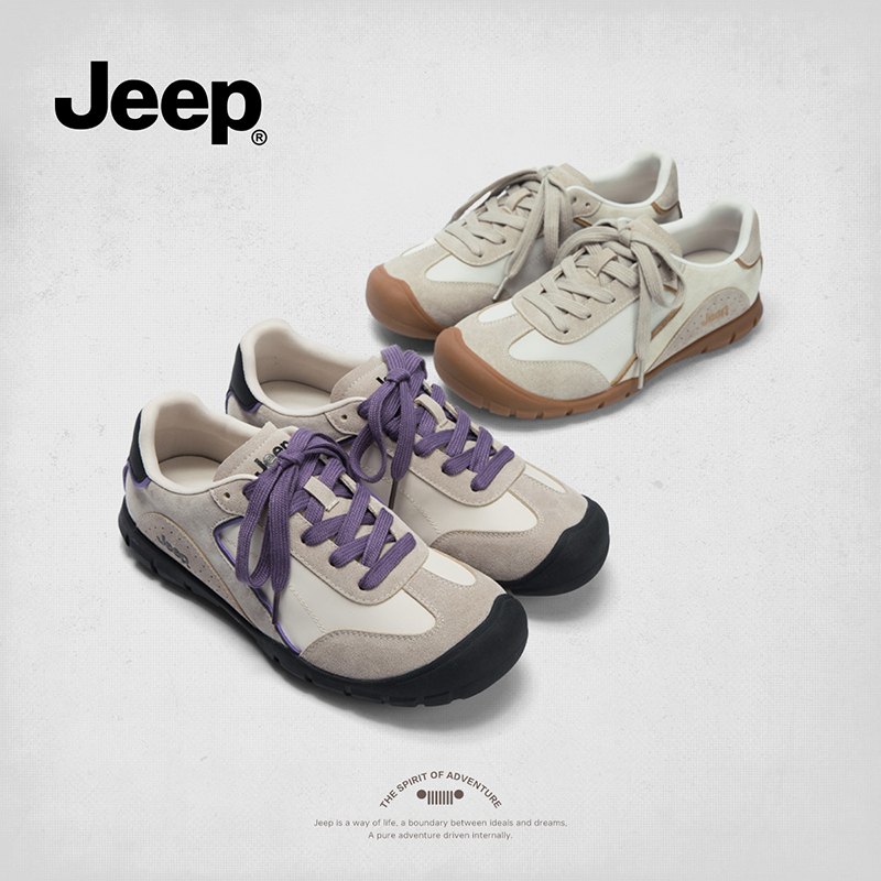 【JEEP吉普】2025春季轻便户外登山旅游休闲鞋新款低帮运动鞋大头鞋