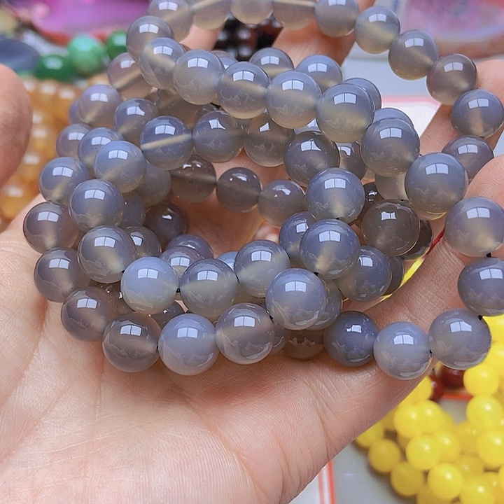 【闪购商品】玛瑙/玉髓珠宝半成品未镶嵌双*鱼