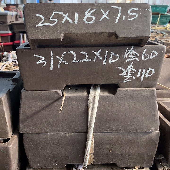 紫砂花盆    紫砂微瑕处理长方