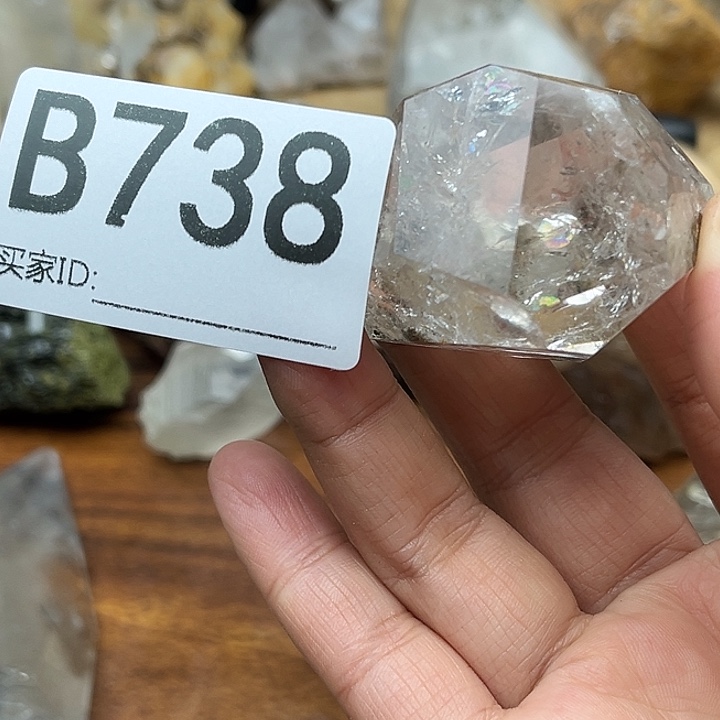 未镶嵌水晶珠宝半成品默认微瑕