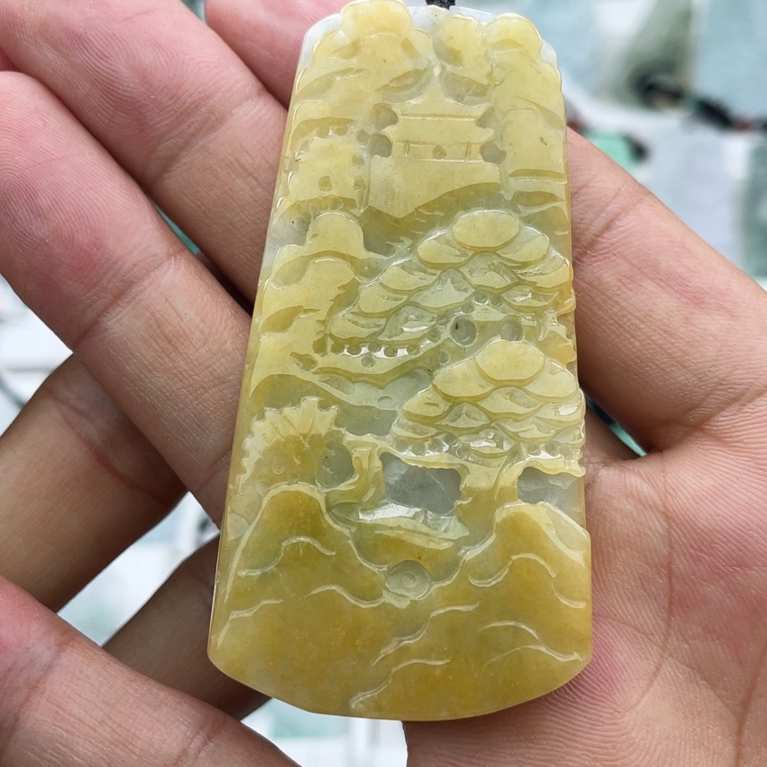 颈饰未镶嵌翡翠翡翠