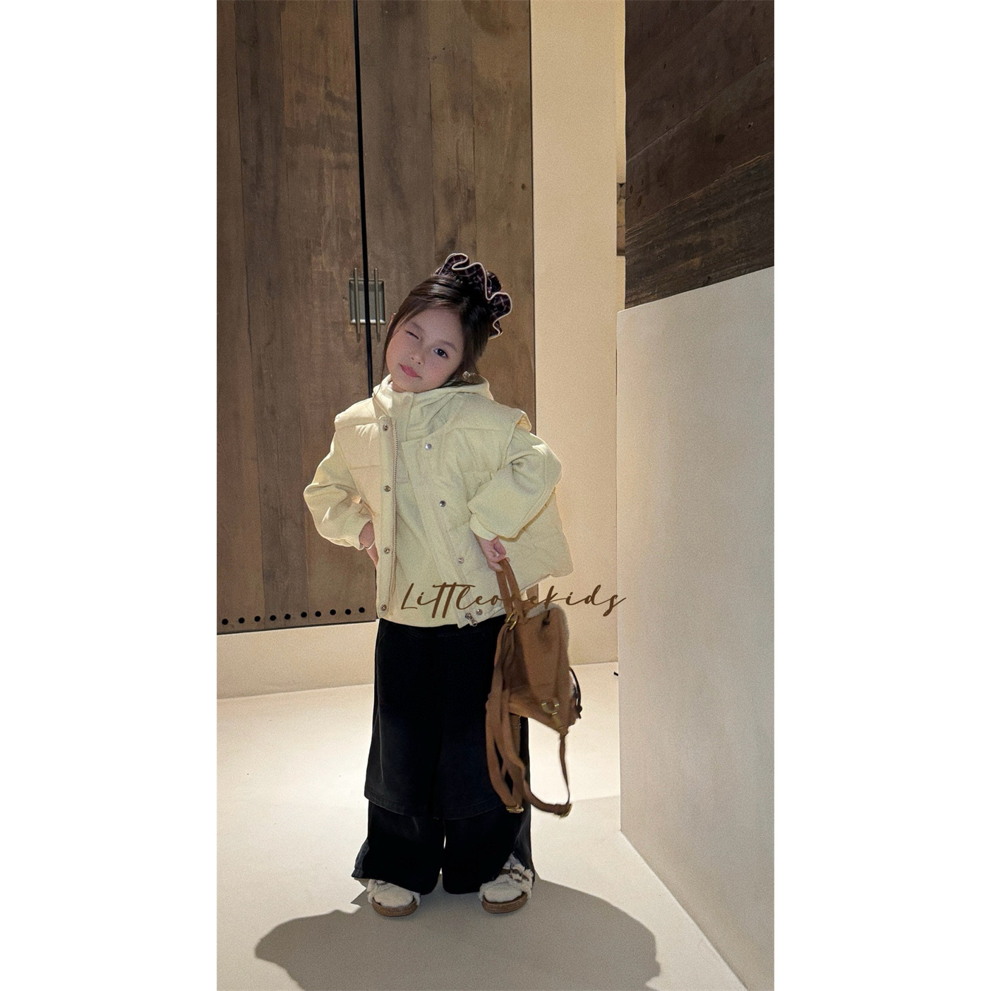 小一·25冬~马甲两件套D605（童装汉服）