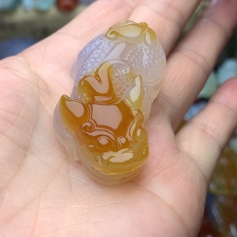 玛瑙/玉髓珠宝奇石未镶嵌挂