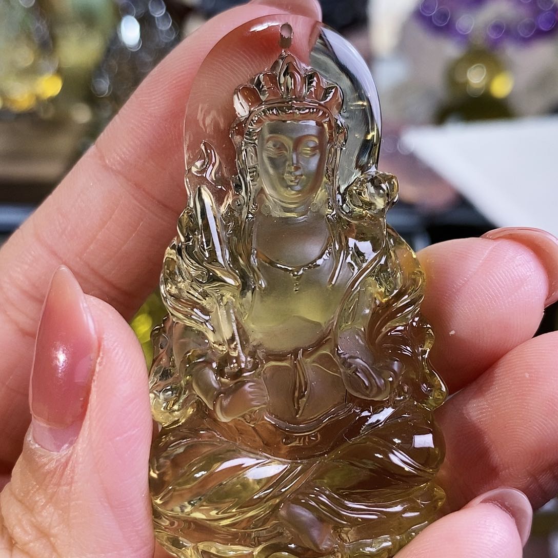 水晶天然水晶吊坠漂亮未镶嵌?***?