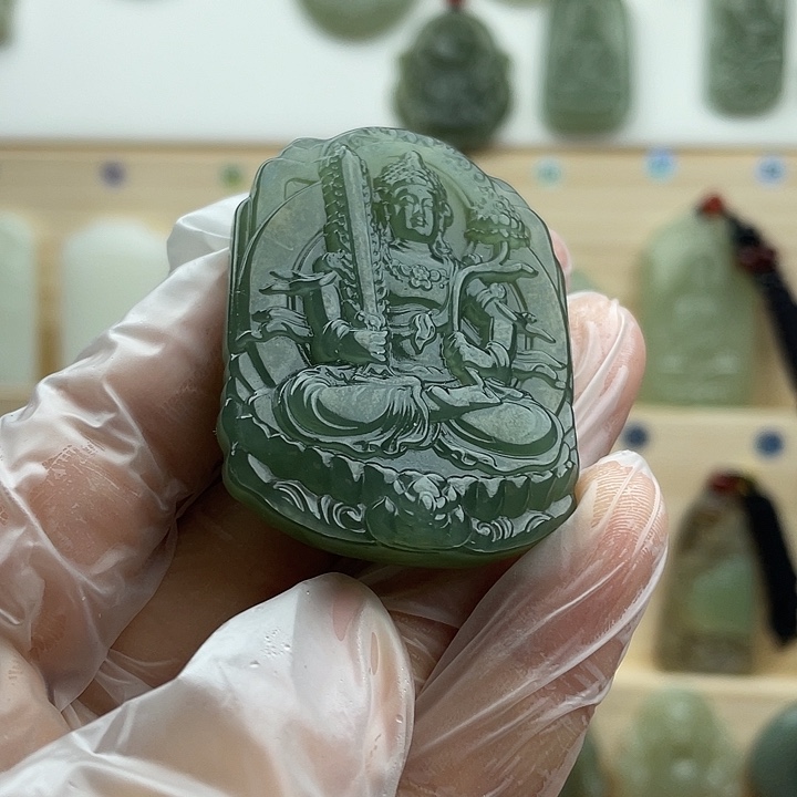 清***轻双面精品守护神吊坠